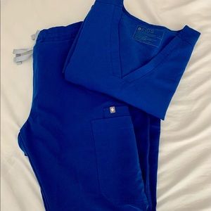 Figs Scrubs Winning Blue Set (Yola/Casma)